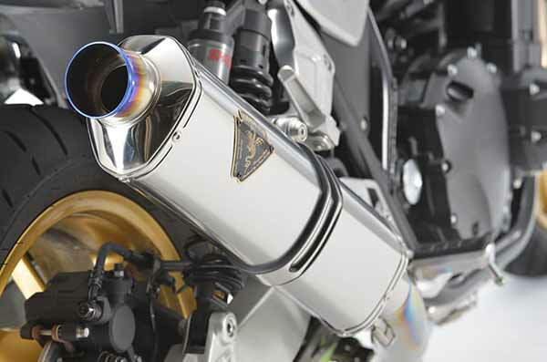 【6月20日出荷】アールズギア(R's Gear) CB1300SF/SB(21-)【8BL】 フルエキゾーストマフラー ワイバンR シングル Sタイプ チタンポリッシュ WH48-S1ST