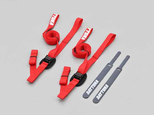 【11月26日出荷】デイトナ ラッシングベルト カムバックル ループ/レッド DAY42071(2)