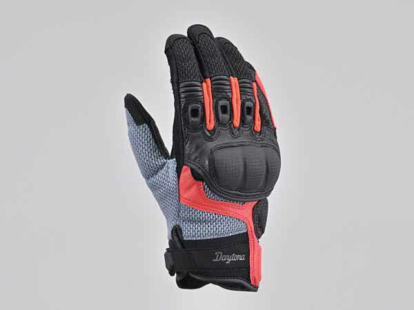 デイトナ DG-008 コンフォートエアフローメッシュグローブ ブラック/レッド サイズXL DAY45923