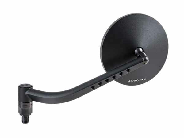 【11月12日出荷】TANAX ハンドルマウントミラー 46ミラー1 (左側）Φ95mm NA-017L