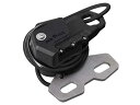 【7月18日出荷】TANAX ヘルメット用ワイヤーロック ハンドルクランプ取付 ストレート(ブラック) MF-4767