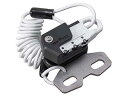 【7月18日出荷】TANAX ヘルメット用ワイヤーロック ハンドルクランプ取付 コイル(ホワイト) MF-4773