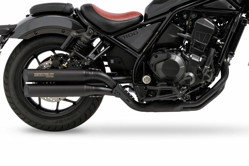 モリワキ(MORIWAKI) レベル1100/レベル1100T フルエキゾーストマフラー CROSS TWIN ブラック 01810-401T5-10