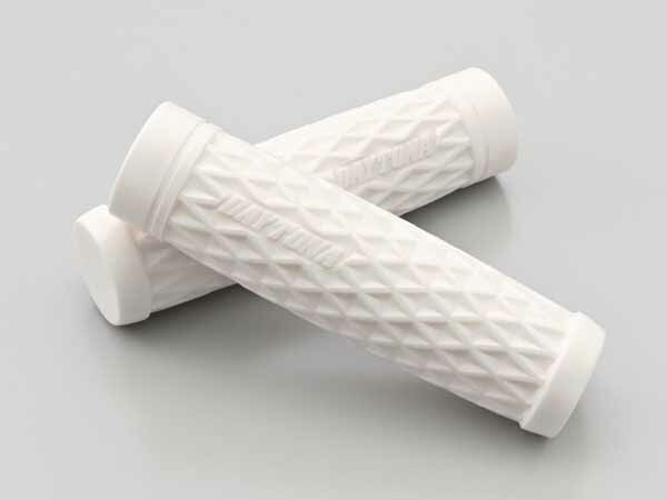 【12月2日出荷】デイトナ GRIPPY グリップ GG-D-GRID（全長127mm /φ25.4ハンドル用）ホワイト DAY47899
