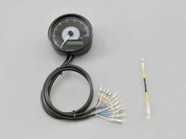 【12月4日出荷】デイトナ VELONA 電気式タコ＆スピードメーター φ80 9000rpm DAY48140