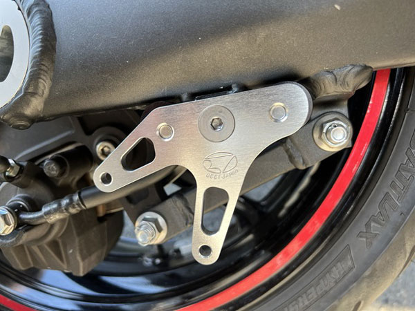 BEET Ninja 1000/SX V字レーシングスタンドフックセット(シルバー) 0614-KH2-09