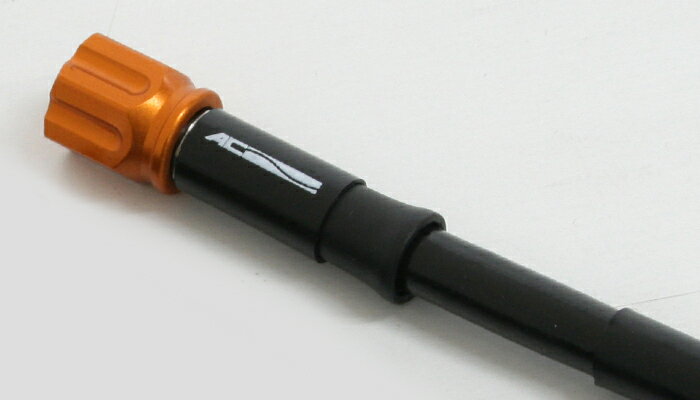 ACパフォーマンス ユニバーサルブレーキホース(ガイド付き)/ブラックホース [ソケット ゴールド] ホー..