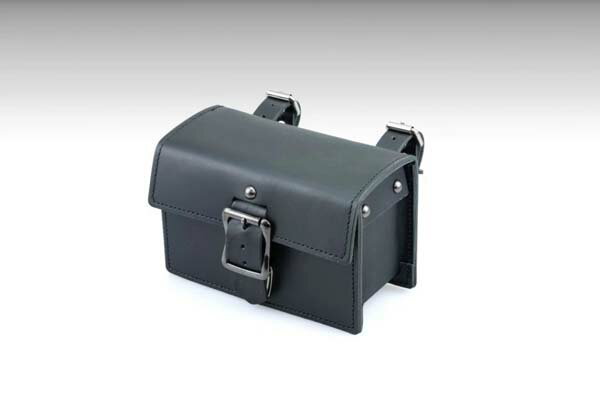 キジマ クラシック ツーリングバッグ スモール ブラック HD-066413(2)