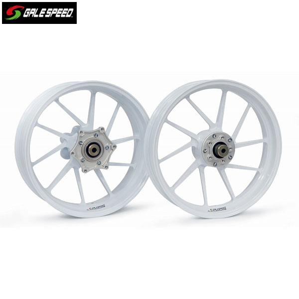 GALE SPEED (ゲイルスピード) MT-09(14-16) ABS不可 アルミ鍛造ホイール [TYPE-R] フロント 350-17 ソリッドホワイト ガラスコーティング仕様 28330026SWQ