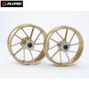 GALE SPEED (ゲイルスピード) DUCATI MONSTER S4/900/1000 アルミ鍛造ホイール [TYPE-R フロント 350-17 ゴールド ガラスコーティング仕様 28395003Q