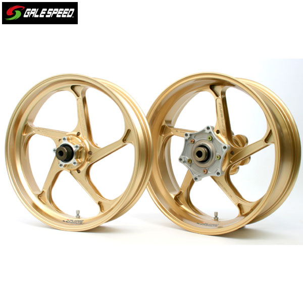 GALE SPEED (ゲイルスピード) FZ-1・YZF-R1/R6 アルミ鍛造ホイール [TYPE-GP1S] フロント 350-17 ゴールド ガラスコーティング仕様 28835007Q