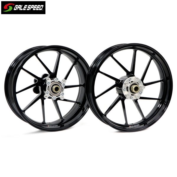 GALE SPEED (ゲイルスピード) DR-Z400S/SM(00-09) アルミ鍛造ホイール [TYPE-R] フロント 350-17 グロスブラック ガラスコーティング仕様 28351006GBQ