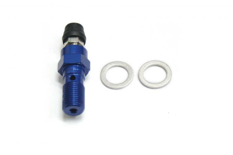 【在庫あり】ACTIVE(アクティブ) エアフリーバンジョーボルト P1.00 シングル アルミ/ブルー 14990031