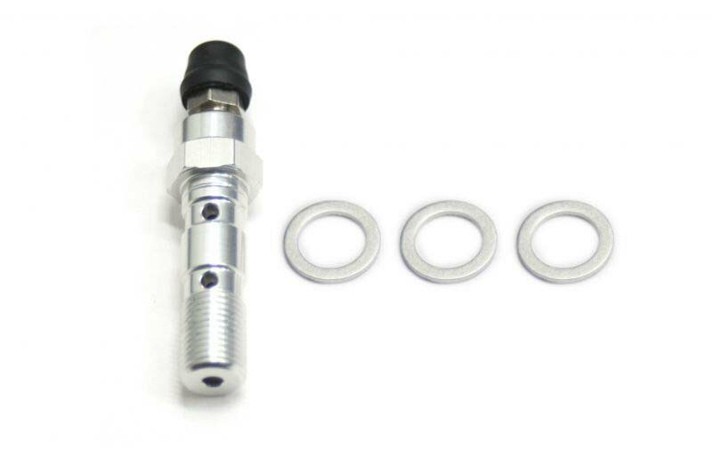 【在庫あり】ACTIVE(アクティブ) エアフリーバンジョーボルト P1.00 ダブル アルミ/シルバー 14990044