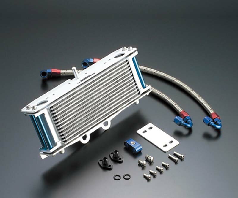 ACTIVE(アクティブ) XJR400 XJR400R YAMAHA ヤマハ オイルクーラーキット ストレート シルバー #6 サーモ対応 AC14053613C