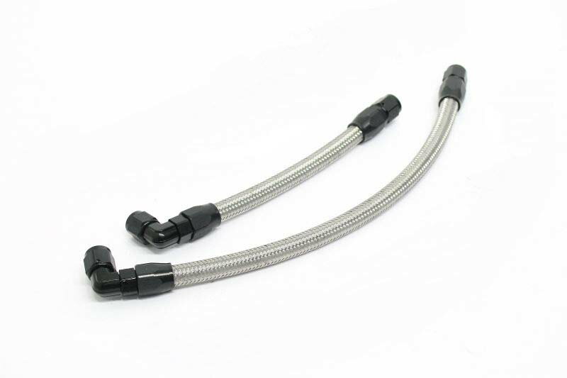 ACTIVE(アクティブ) 250TR KAWASAKI カワサキ ストレートオイルクーラーホースセット(横)ブラック #6 AC14057247B