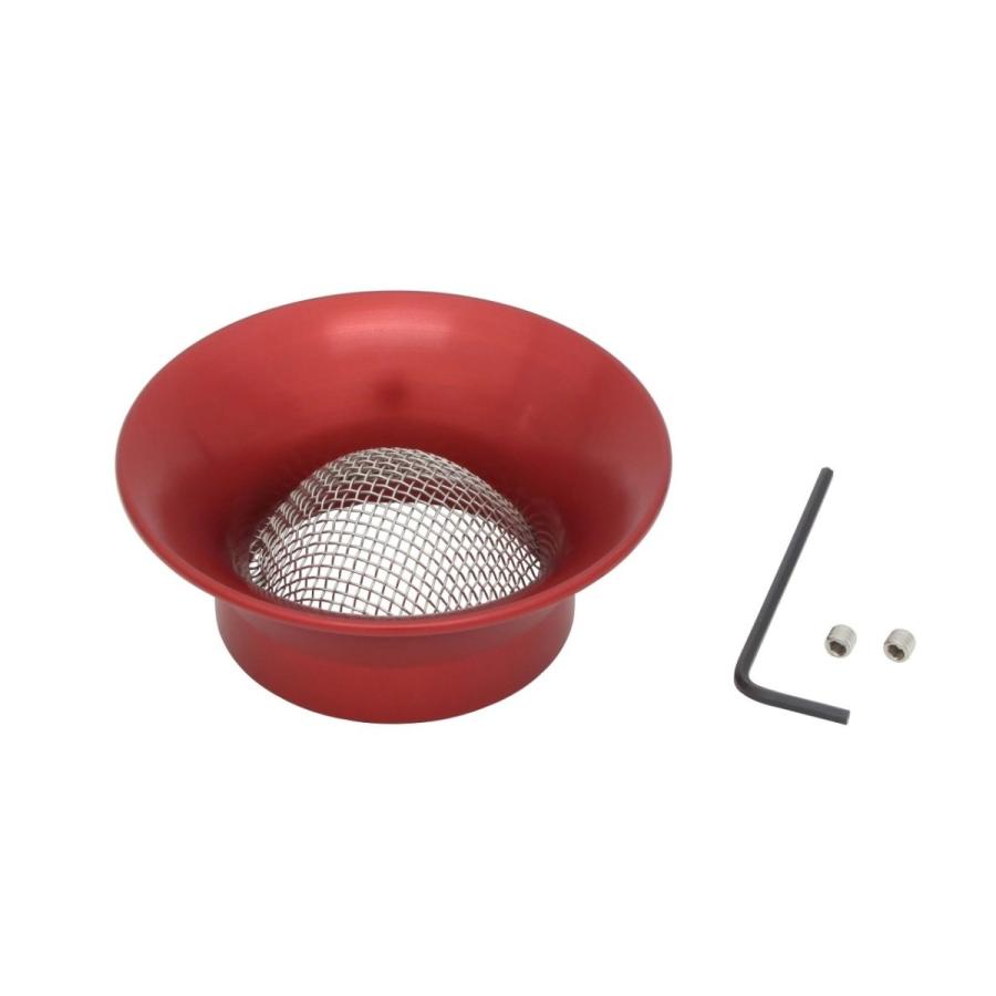 【12月4日出荷】シフトアップ アルミマシンドエアファンネル 44mm VM26 レッド 211926-02