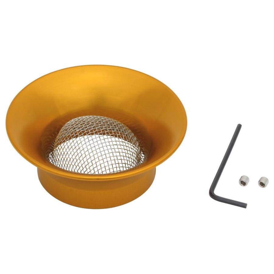 【12月4日出荷】シフトアップ アルミマシンドエアファンネル 44mm VM26 ゴールド 211926-04