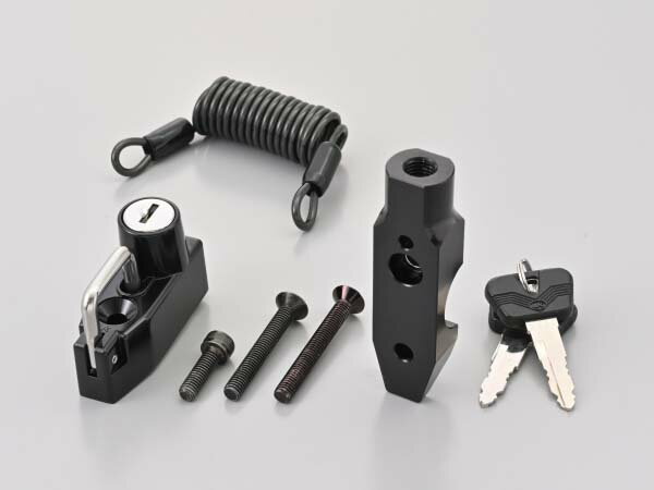 【11月21日出荷】デイトナ ヘルメットホルダー マスターシリンダークランプタイプ ミラーホルダー付き ..