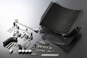ACTIVE(アクティブ) ZRX1100 ZRX1200R KAWASAKI カワサキ ビッグラジエーターキット ブラック 5057030B