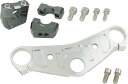 シフトアップ XR50モタード XR100モタード ビレットトップブリッジクランプSET (アルミ削り出し/ガンメタ) 201080-09