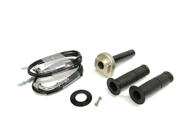 【在庫あり】ACTIVE(アクティブ) 汎用スロットルキット TYPE-1 Tゴールド 巻取φ44 [ワイヤー:メッキ金具 1050mm] 1061634