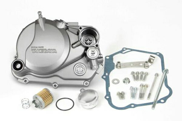 武川 12V DAX50 ホンダ HONDA スペシャルクラッチカバーキット(アルミダイカスト/シルバー塗装) SP02-01-0478