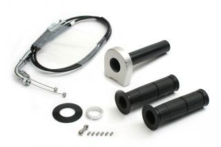 ACTIVE(アクティブ) ニンジャ400R/650R ER-6n ER-6f ER-4n KAWASAKI カワサキ スロットルキット TYPE-2 シルバー 巻取φ28 [メッキ金具] 1069578