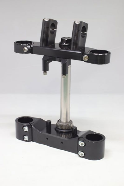 ACTIVE(アクティブ) GPZ900R KAWASAKI カワサキ コンバーチブルステムキット φ43 シルバー(ハンドルポ..