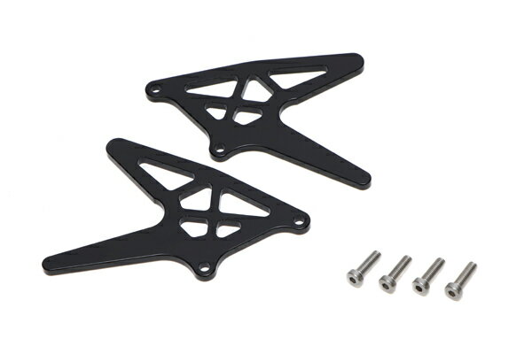 ACTIVE(アクティブ) 口の字断面スイングアーム用スタンドフックプレート[ブラック] 15500036