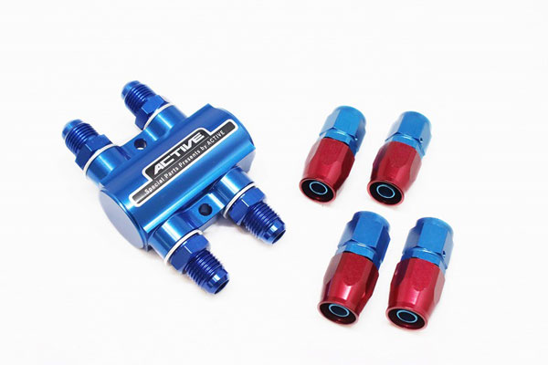 【12月23日入荷予定 受付中】ACTIVE(アクティブ) サーモスタットキット #6 ブルー (ストレートフィッティング×4) AC1340116