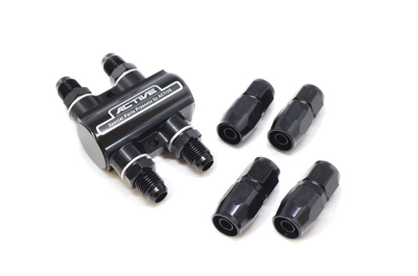 ACTIVE(アクティブ) サーモスタットキット #8 ブラック (ストレートフィッティング×4) AC1340518