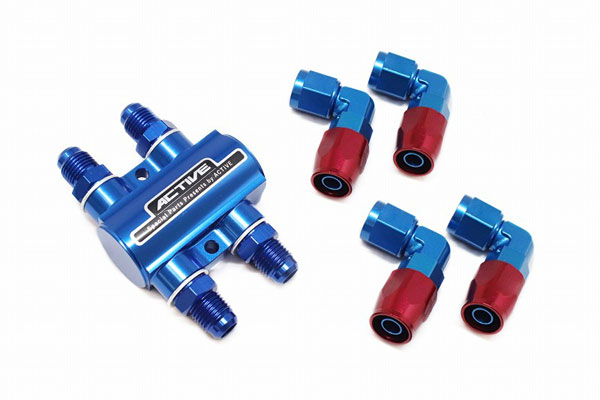 ACTIVE(アクティブ) サーモスタットキット #6 ブルー (90°フィッティング×4) AC1343116