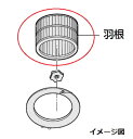 パナソニック Panasonic レンジフード 羽根 FRH0860039