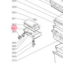 三菱 MITSUBISHI 冷蔵庫 給水タンク タンク部分のみ M20WT8520(2)