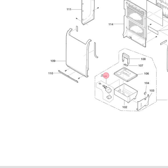 三菱 MITSUBISHI 除湿機 フロート組立 M22B46340