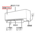 パナソニック Panasonic エアコン 前面パネル ACRE22K10610