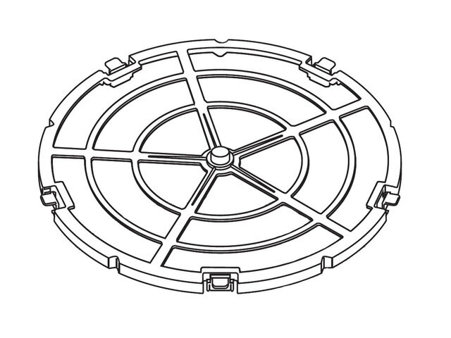 パナソニック Panasonic 空気清浄機用フィルター押さえ FFJ0080222