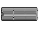 パナソニック Panasonic ファンヒーター用吸気フィルターカバー（レッド用） DS609A-X92B0