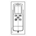 リンナイ Rinnai 温水式浴室暖房乾燥機 ワイヤレスリモコン BHS-05AH 123-116-000