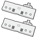 シャープ SHARP 天井埋込型プラズマクラスターイオン発生機用交換用プラズマクラスターイオン発生ユニット(2個) IZ-C9B10