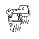 東芝 TOSHIBA 掃除機 ワンタッチ手元ブラシ(ホワイトW用) 41451668