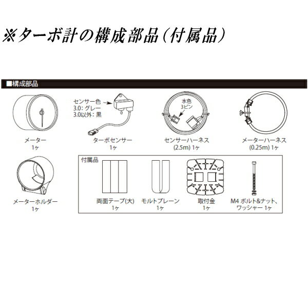 Defi-Link ADVANCE Control Unit SETADVANCE BF 60φ赤レッド ターボ計 ブースト計 200kPa仕様+コントロールユニットセット