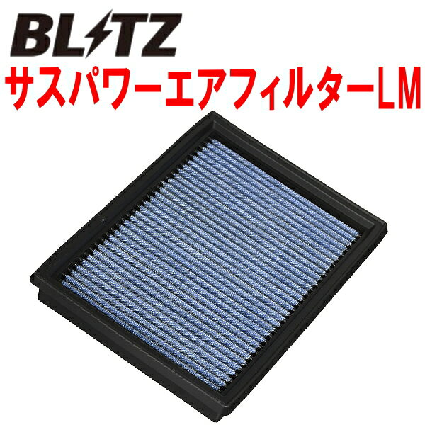 BLITZサスパワーエアフィルターLM純正交換タイプL700S/L710Sミラジーノ EF-DET用 01/10～04/11