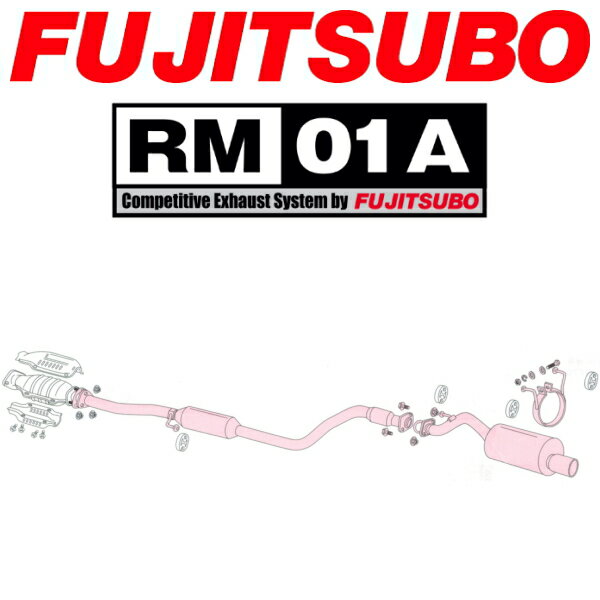 FUJITSUBO RM-01AマフラーE/GF-EK9シビックタイプR H9/8～H12/9【代引不可・個人宅配送不可】