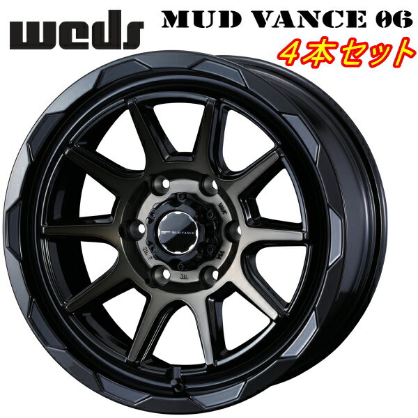 Weds ADVENTURE MUD VANCE06 ۥ4Set ֥åݥå/֥󥺥ꥢ8.0-17 6/PCD139.7 󥻥å+20Բġ