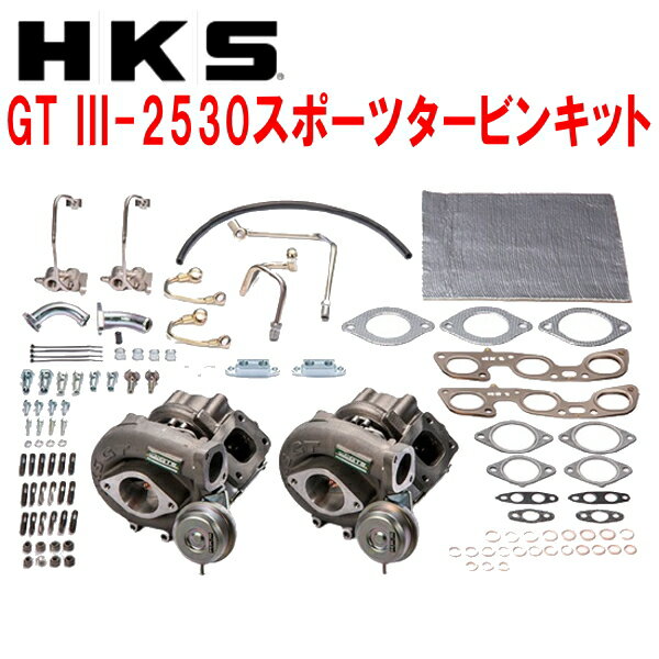 HKS GT III SPORTS TURBINE KIT GT III-2530 スポーツタービンキットBCNR33スカイラインGT-R RB26DETT用 95/1～98/12【代引不可】