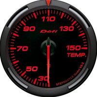 【即納】Defiレーサーゲージ赤60φ温度計