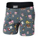 SAXX(サックス) ULTRA SUPER SOFT ボクサーブリーフ 前開き グレー(FUT) S SXBB30F-FUT バイク アンダー・インナーウェア(2)