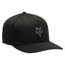FOX RACING(フォックスレーシング) フォックスヘッド テック フレックスフィットハット ブラック/チャコールグレー L/XL C0658 バイク その...